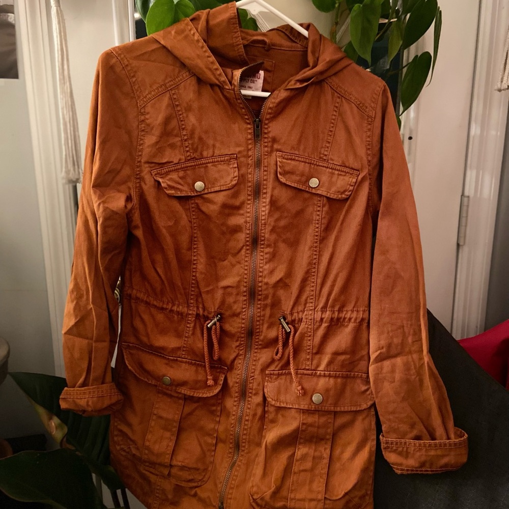 Burnt Orange Utility Jacket
